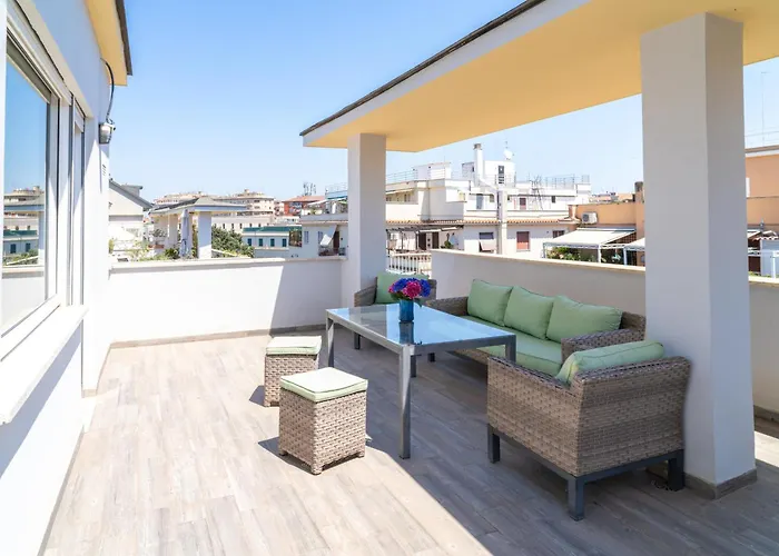 Penthouse With Panoramic Terrace -3 Min To Metro A *