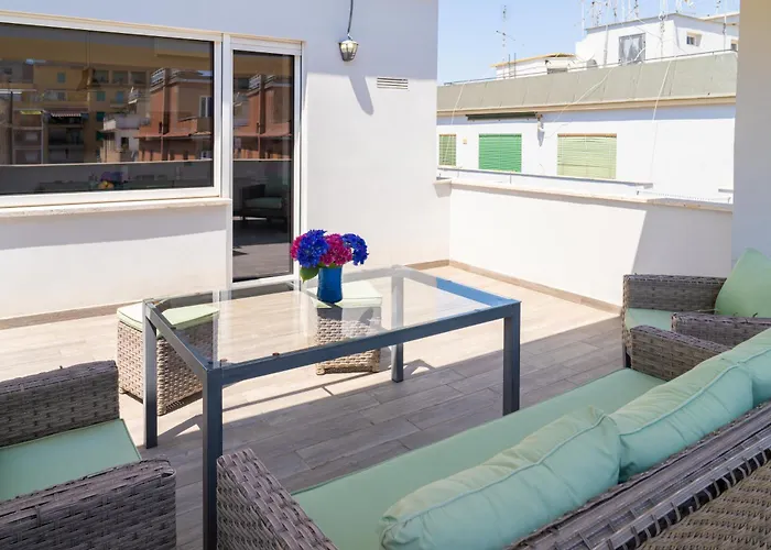 Penthouse With Panoramic Terrace -3 Min To Metro A Rom